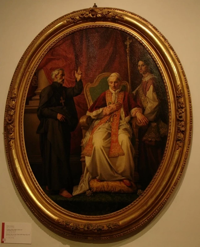 Beato Paolo della Croce con il Pontefice Pio VII - Reggia di Caserta